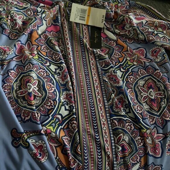 Melissa Paige Bon Voyage Bluebill Shift Dress Size Small NWT - Picture 6 of 6